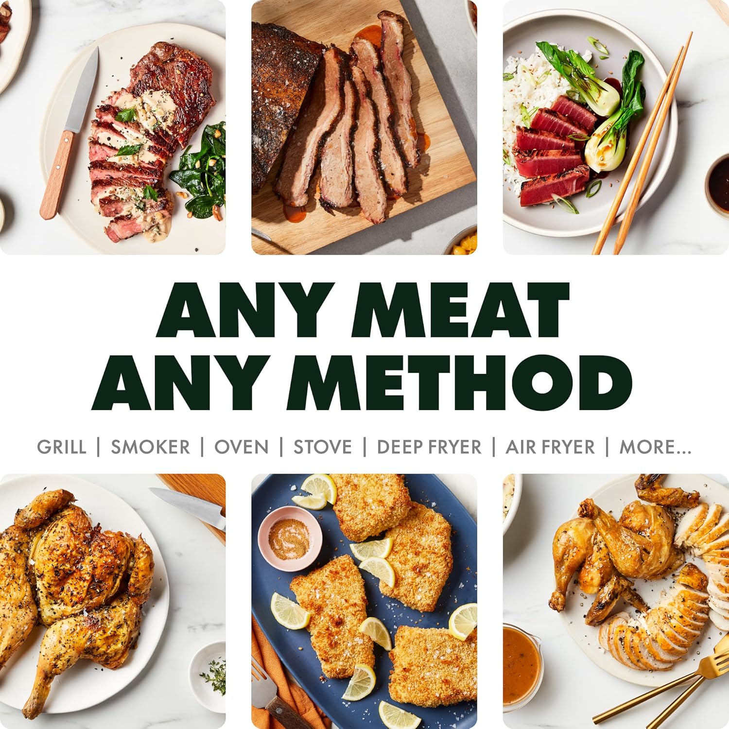 CHEF iQ Sense | Smart Wireless Meat Thermometer | Ultra-Thin Probe | WiFi Unlimited Range | 1000°F Heat Safe | 5 Sensors | BBQ, Grill, Oven, Smoker, Air Fryer | Gen3 - Image 7