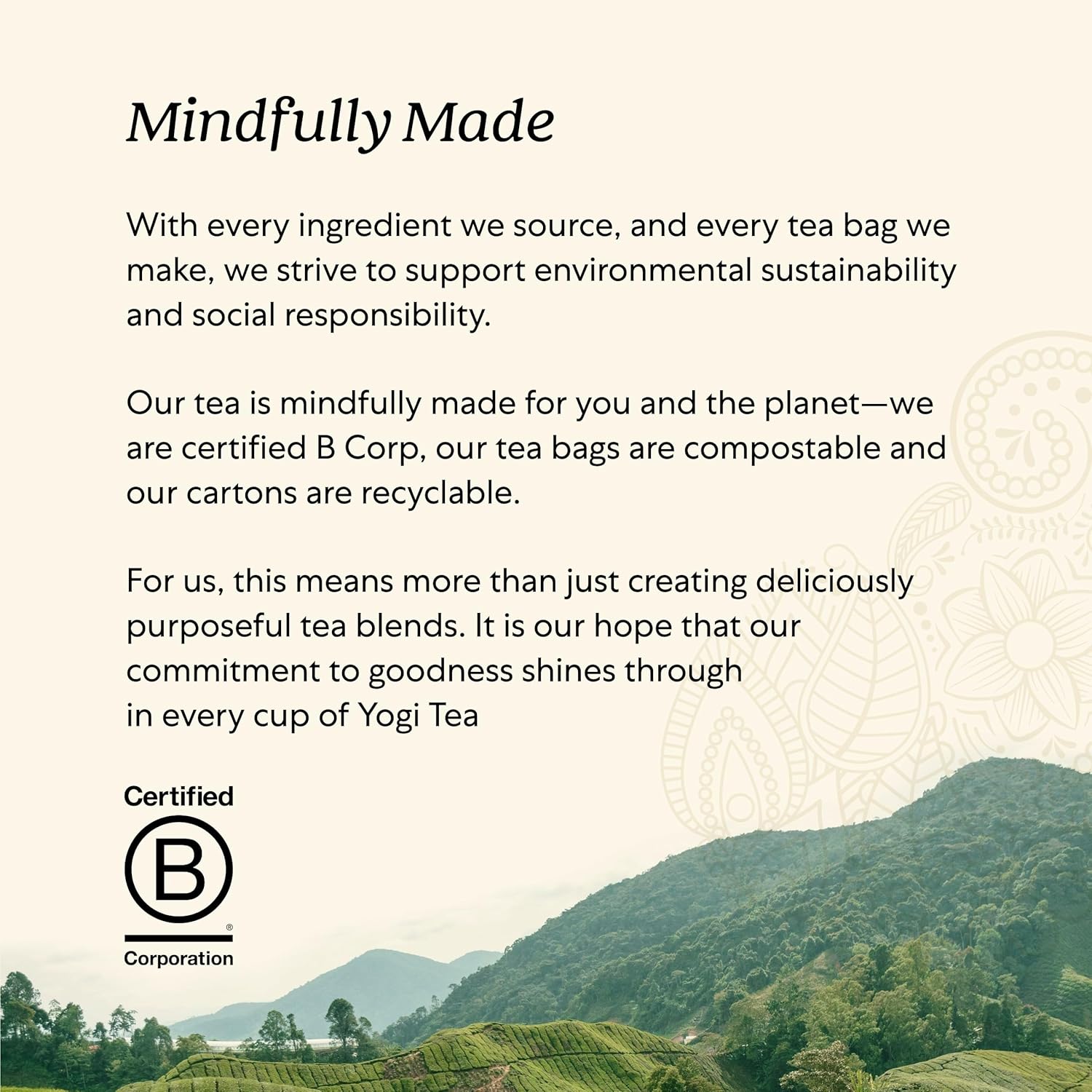 Yogi Tea Soothing Rose Hibiscus Skin DeTox Tea - 16 Tea Bags per Pack (4 Packs) - Organic DeTox Tea to Support Skin Health - Includes Green Tea Leaf, Rose Petal, Honeybush Leaf, Hibiscus & More - Image 6