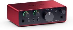 Focusrite Scarlett Solo 4th Gen USB...