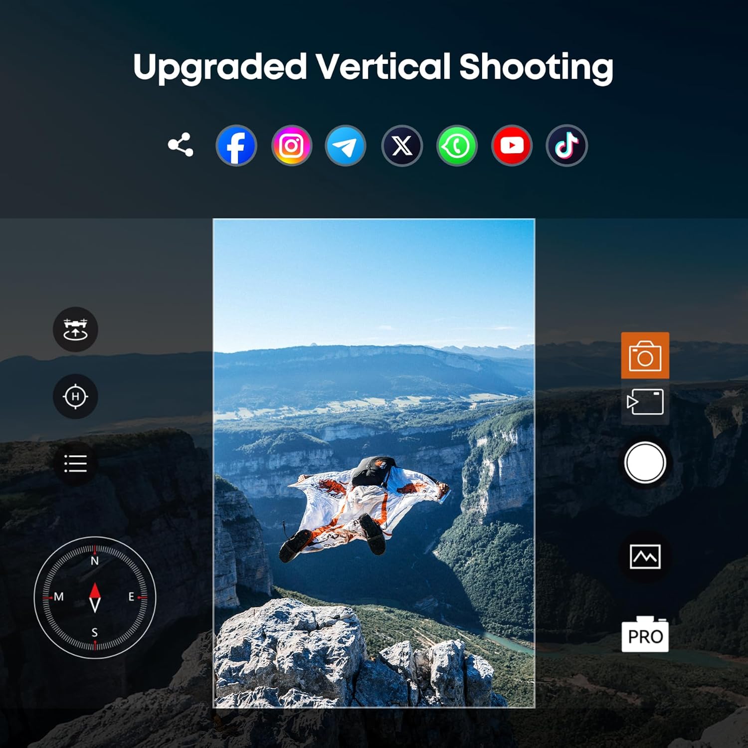 Bwine F7MINI 4K Video 8K Photo Drones with Camera for Adults, 3-Axis Gimbal EIS, 96Mins, 249g FAA-exempt, Over 6KM Transmission, AI GPS Smart Return, Follow, Waypoint, Orbit Fly, Better for Beginner - Image 6