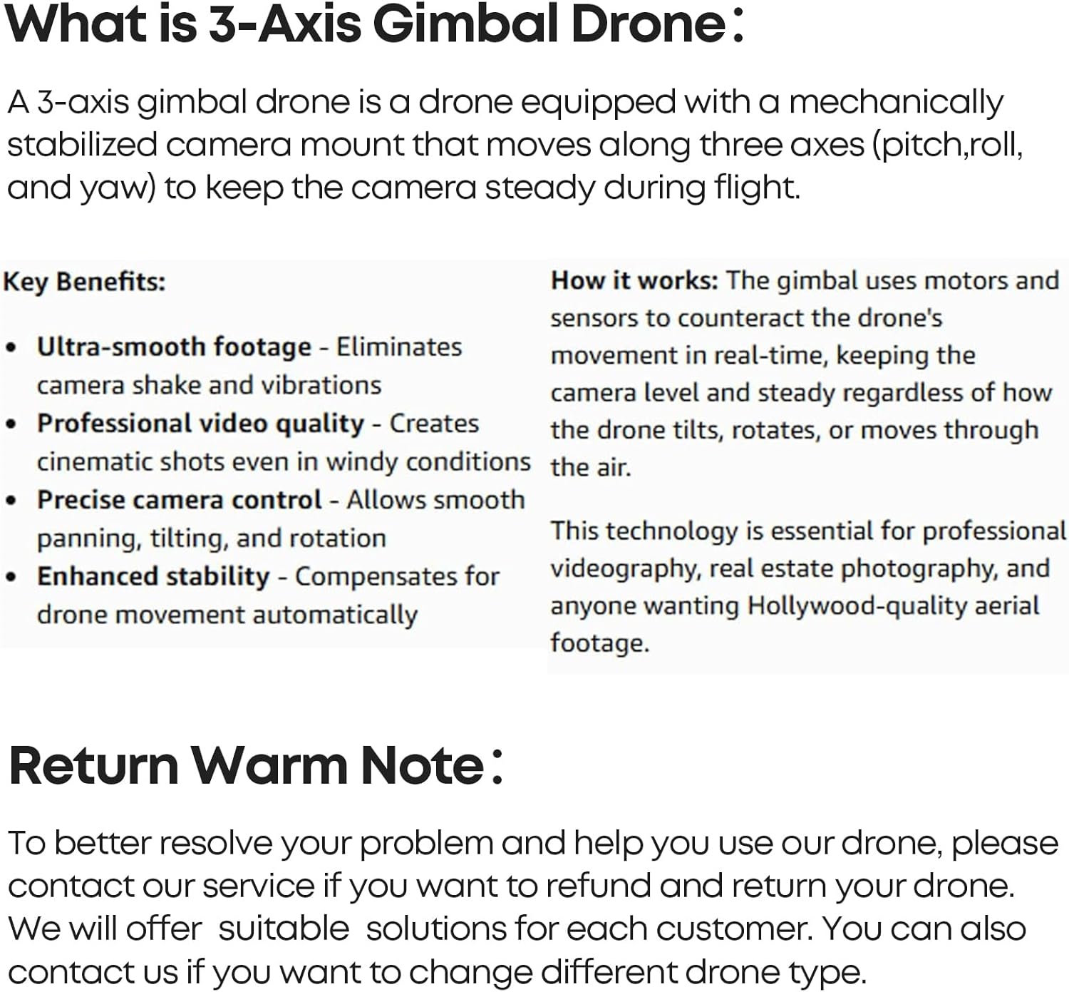 Bwine F7MINI 4K Video 8K Photo Drones with Camera for Adults, 3-Axis Gimbal EIS, 96Mins, 249g FAA-exempt, Over 6KM Transmission, AI GPS Smart Return, Follow, Waypoint, Orbit Fly, Better for Beginner - Image 9