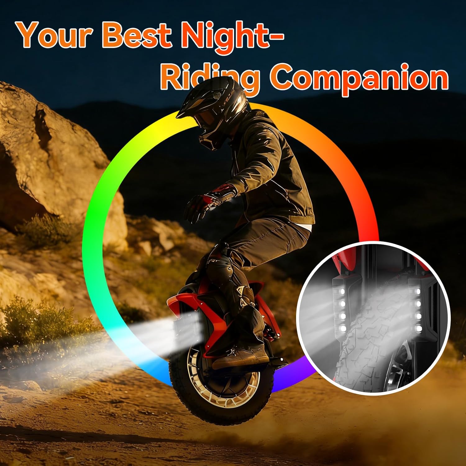 King Song S22PRO Electric Unicycle, Upgraded 200km Range EUC, 8500W Peak Motor, 130mm Suspension, UL2272 Certified Electric Unicycle for Urban Riding (Black) - Image 4