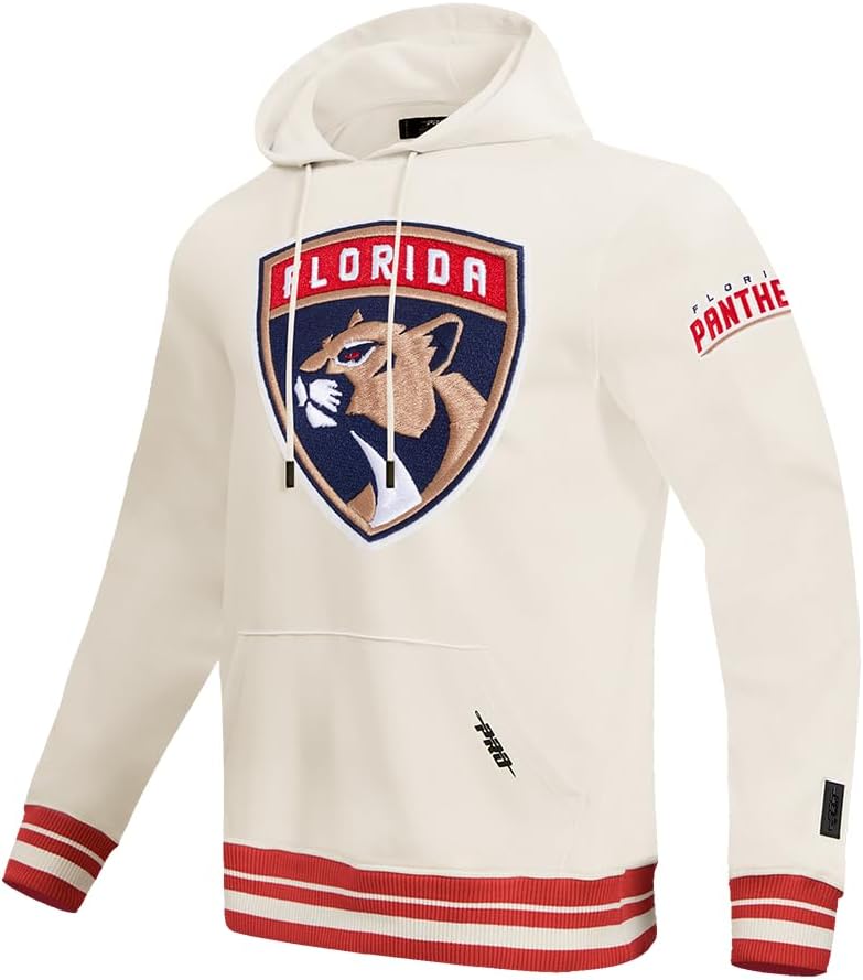 Pro Standard Mens NHL Retro Classics Brushed Back French Terry Pull Over Hoodie - Image 3