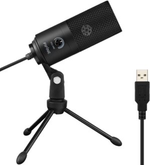 FIFINE USB Microphone, Metal Conden...