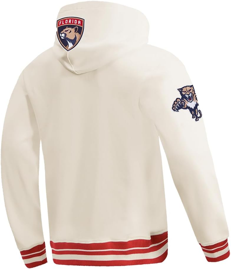 Pro Standard Mens NHL Retro Classics Brushed Back French Terry Pull Over Hoodie - Image 4