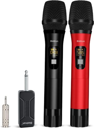 Bietrun Wireless Microphone Dynamic...