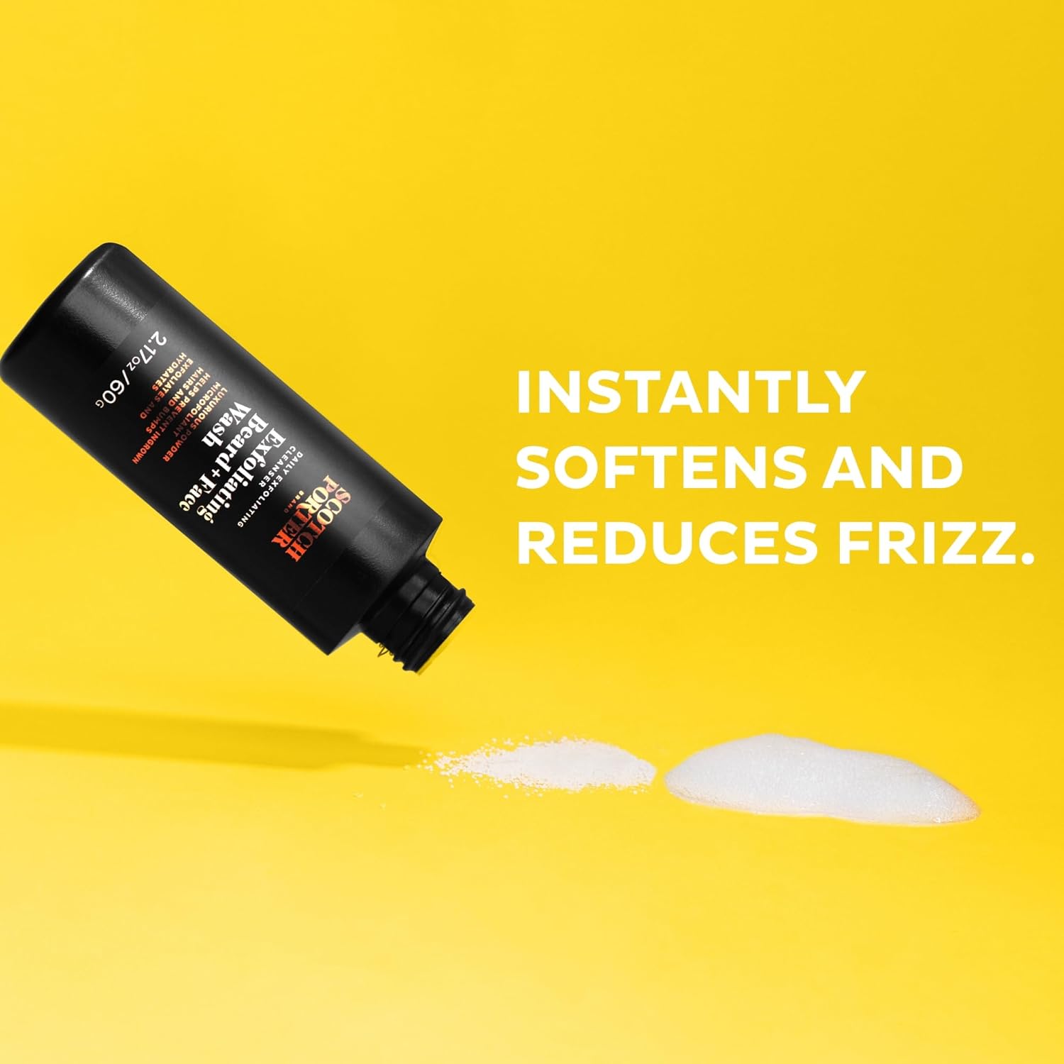 Scotch Porter Beard and Face Care Set - 4oz Leave-in Conditioner and 2.17oz Exfoliating Wash with Non-Toxic, Vegan Ingredients - Image 5