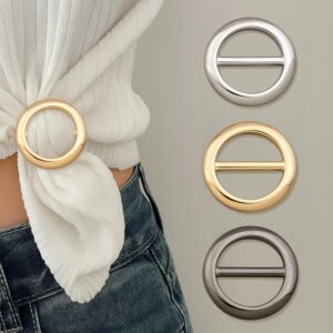 3PCS Circle Scarf Set, Multi-Way Lo...