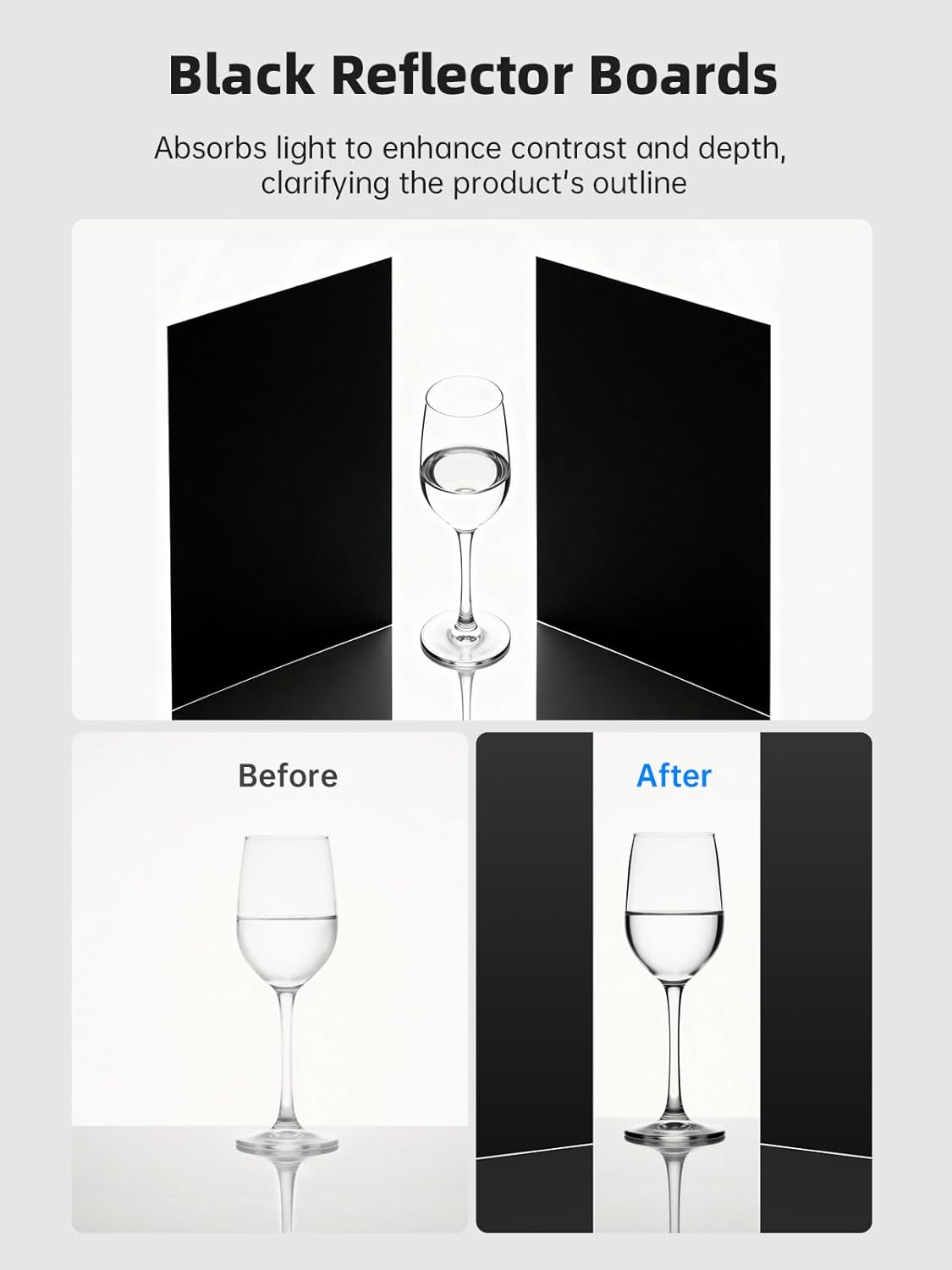 Glendan Light Box Photography, 10"x10" Photo Box with 88 High Color Rendering Index LED Lights, 6 Color PVC Backdrops, 4 Reflection Boards and 1 Diffuser for Jewelry and Small Item Product Photography - Image 8