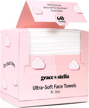 grace & stella Face Towels Dis...