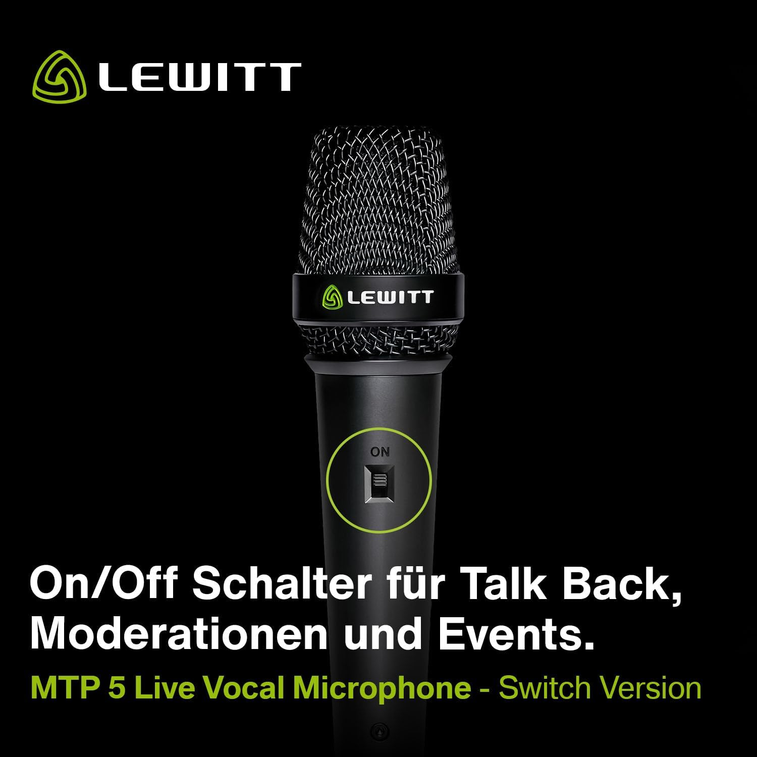 Lewitt Audio MTP 5S Handheld Cardioid Dynamic Mic - Image 7