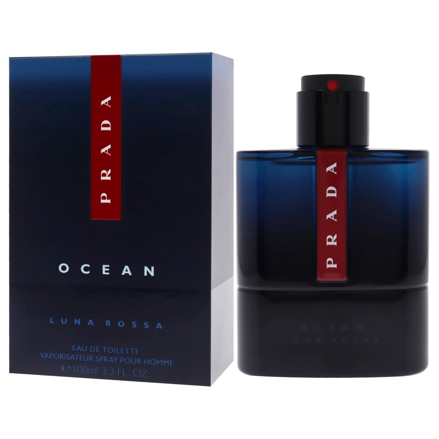 Prada Luna Rossa Ocean by Prada for Men - 3.3 oz EDT Spray - Image 4
