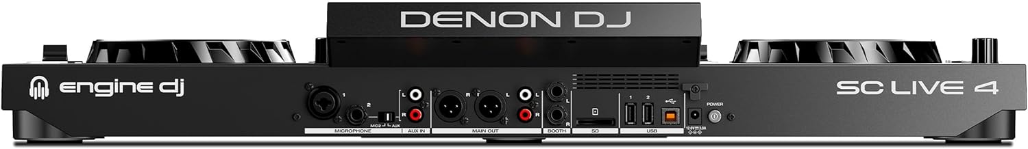 Denon DJ SC LIVE 4 Standalone DJ Controller with Stem Separation on 4-Decks, Wi-Fi Streaming, Build-in Speakers, Serato DJ and Virtual DJ Compatible - Image 14