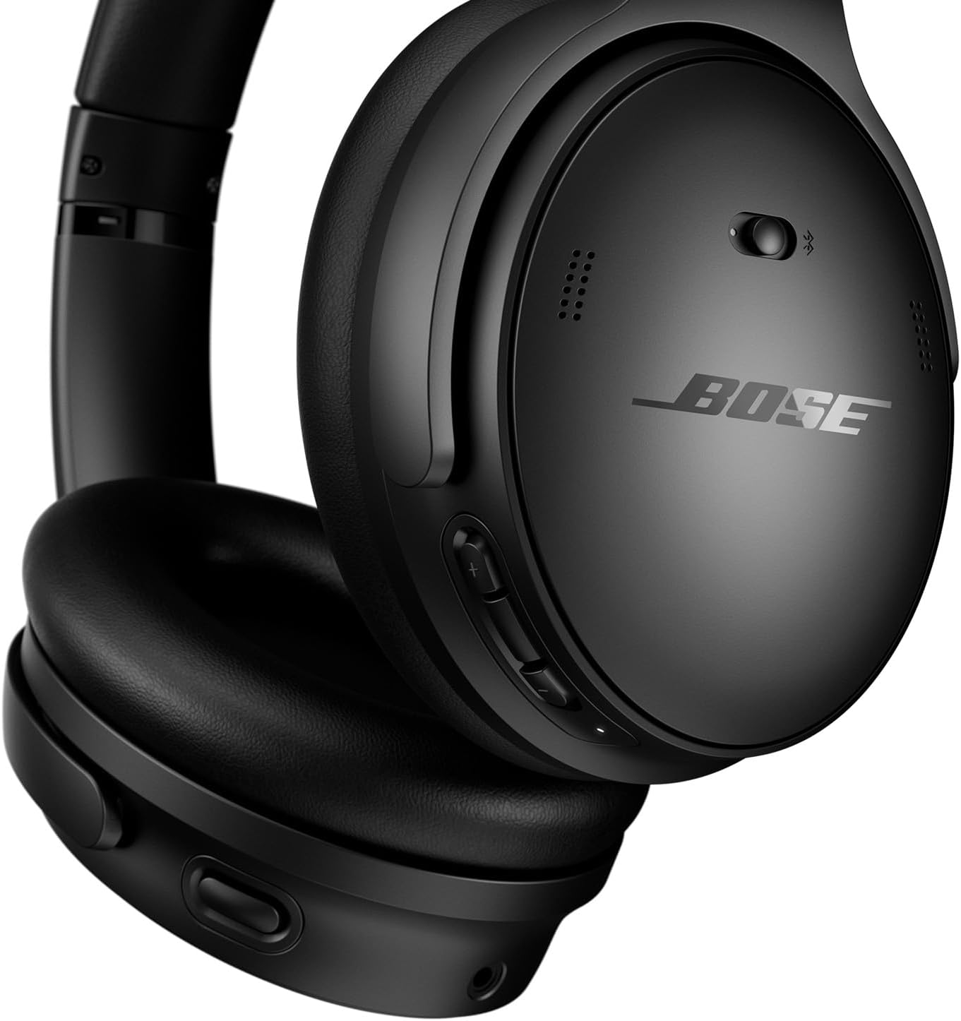 Bose QuietComfort Headphones - Wireless Bluetooth Headphones, Active Over Ear Noise Cancelling and Mic, USB-C Charging, Deep Bass, Up to 24 Hours of Playtime, Black - Image 5