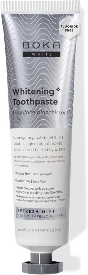 Boka Fluoride Free Toothpaste, Nano...