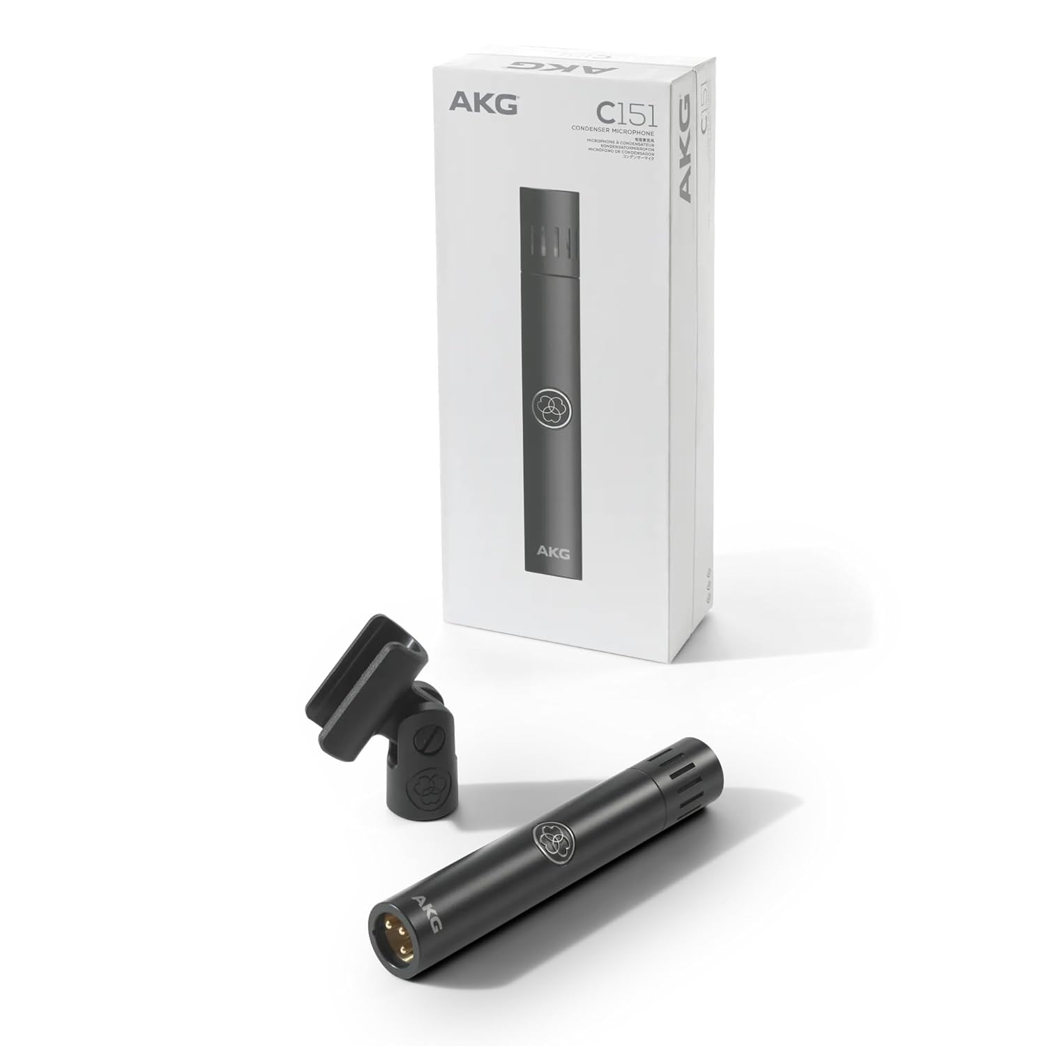 AKG Professional C151 Small Diaphragm Cardioid Condenser Microphone – XLR Studio Mic for Podcasting, Streaming, Broadcasting & Music Recording, High SPL Handling, Sustainable Design - Image 4