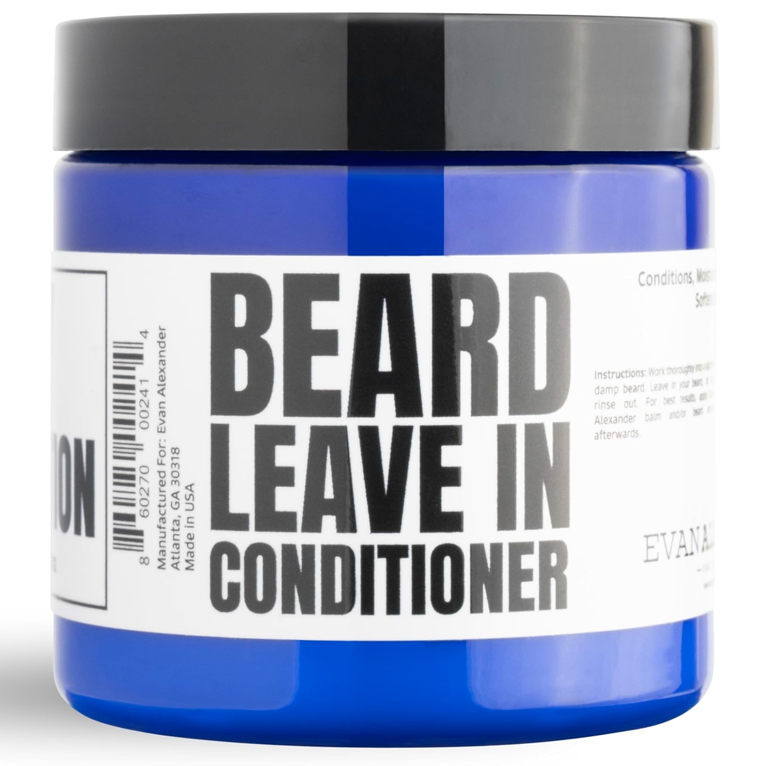 Evan Alexander Fine Grooming MY Hydration Beard Leave-In Conditioner for Men - 4 oz, Hydrates, Softens, Eliminates Dryness, Tames Frizz, Promotes Healthy Beard Growth - Image 3