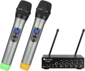 FIFINE UHF Dual Channel Wireless Ha...