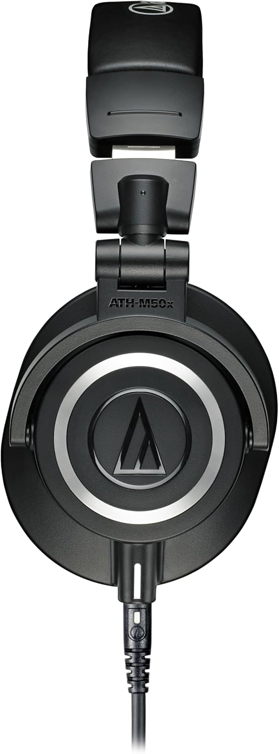 Audio-Technica ATH-M50X Professional Studio Monitor Headphones, Black, Professional Grade, Critically Acclaimed, with Detachable Cable - Image 2