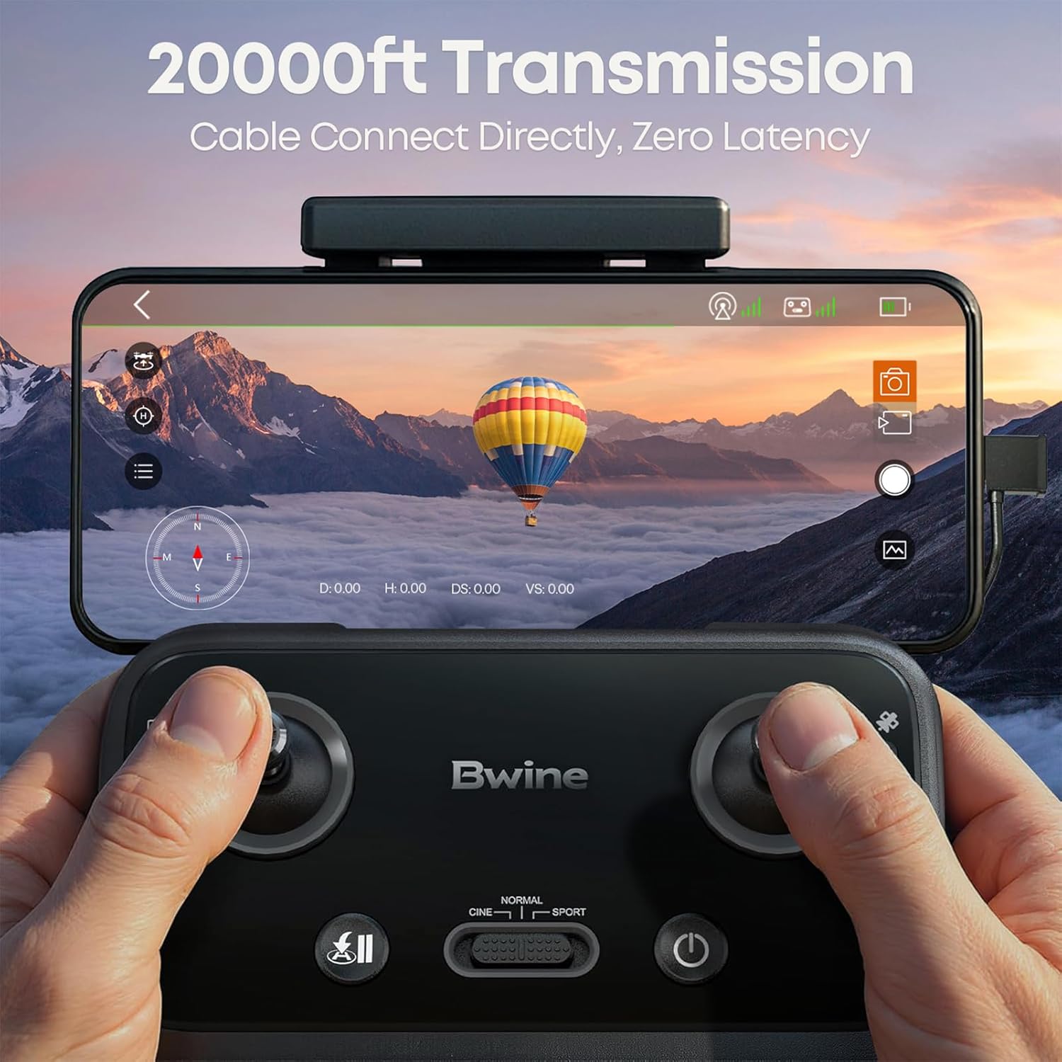Bwine F7MINI 4K Video 8K Photo Drones with Camera for Adults, 3-Axis Gimbal EIS, 96Mins, 249g FAA-exempt, Over 6KM Transmission, AI GPS Smart Return, Follow, Waypoint, Orbit Fly, Better for Beginner - Image 3