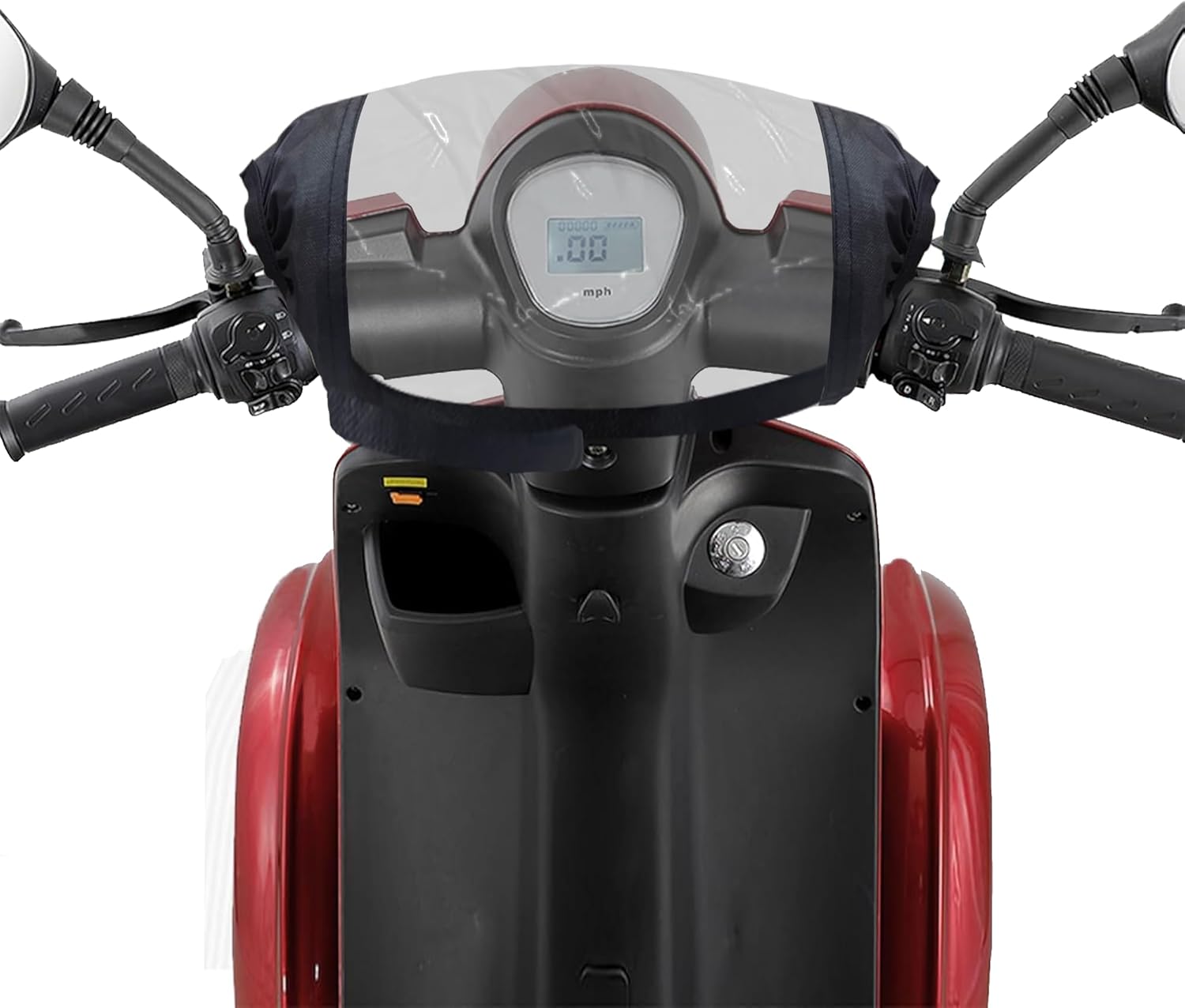 Mobility Scooter Control Panel Cover , Waterproof Mobility Scooter Tiller Accessories Universal Fit, Protection from Sun, Snow, Dust, Wind, & Rain