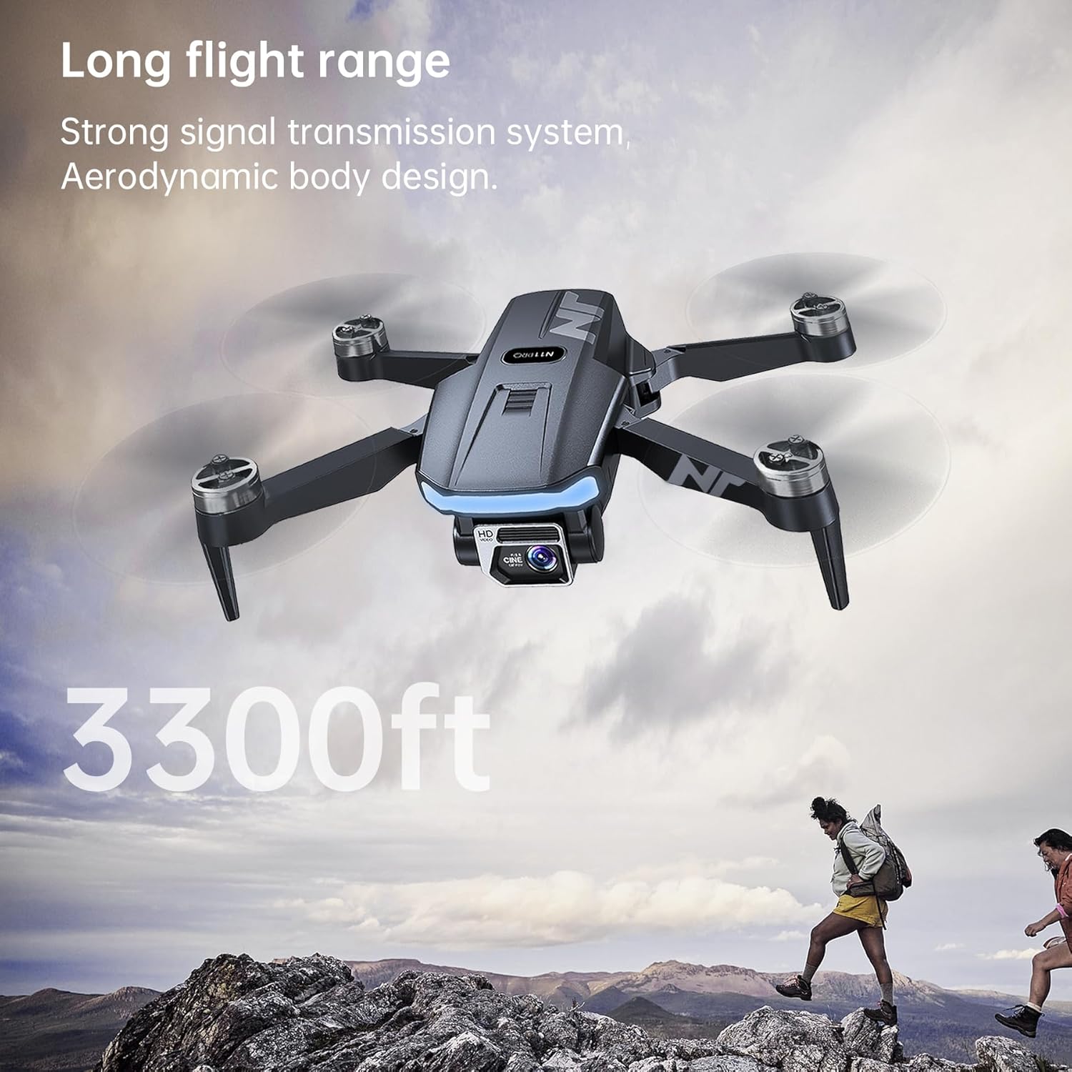 N11 PRO GPS Drone with Camera for Adults 4K UHD, 90 Min Long Flight Time, Long Control Range, Auto Return, Follow Me, Brushless Motor, 5G FPV RC Quadcopter for Beginners - Image 6