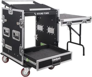 Sound Town 12U PA DJ Pro Audio Rack...