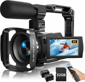 8K Video Camera Camcorder 2025 Late...