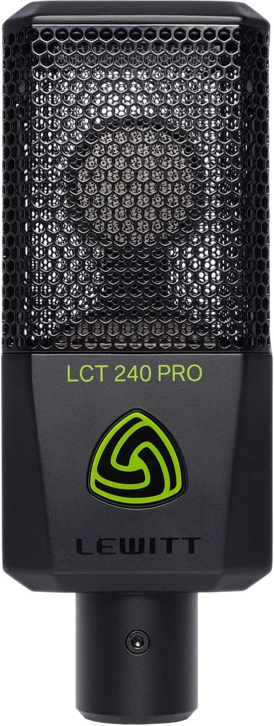 Lewitt LCT-240 Pro Condenser Microphone (Black) with 20' XLR-XLR Cable & Pop Filter Bundle - Image 2