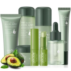 7pcs Avocado Skincare Kit, Skin Car...