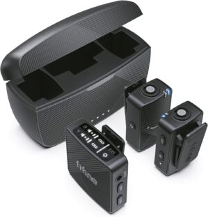 FIFINE Wireless Lavalier Microphone...