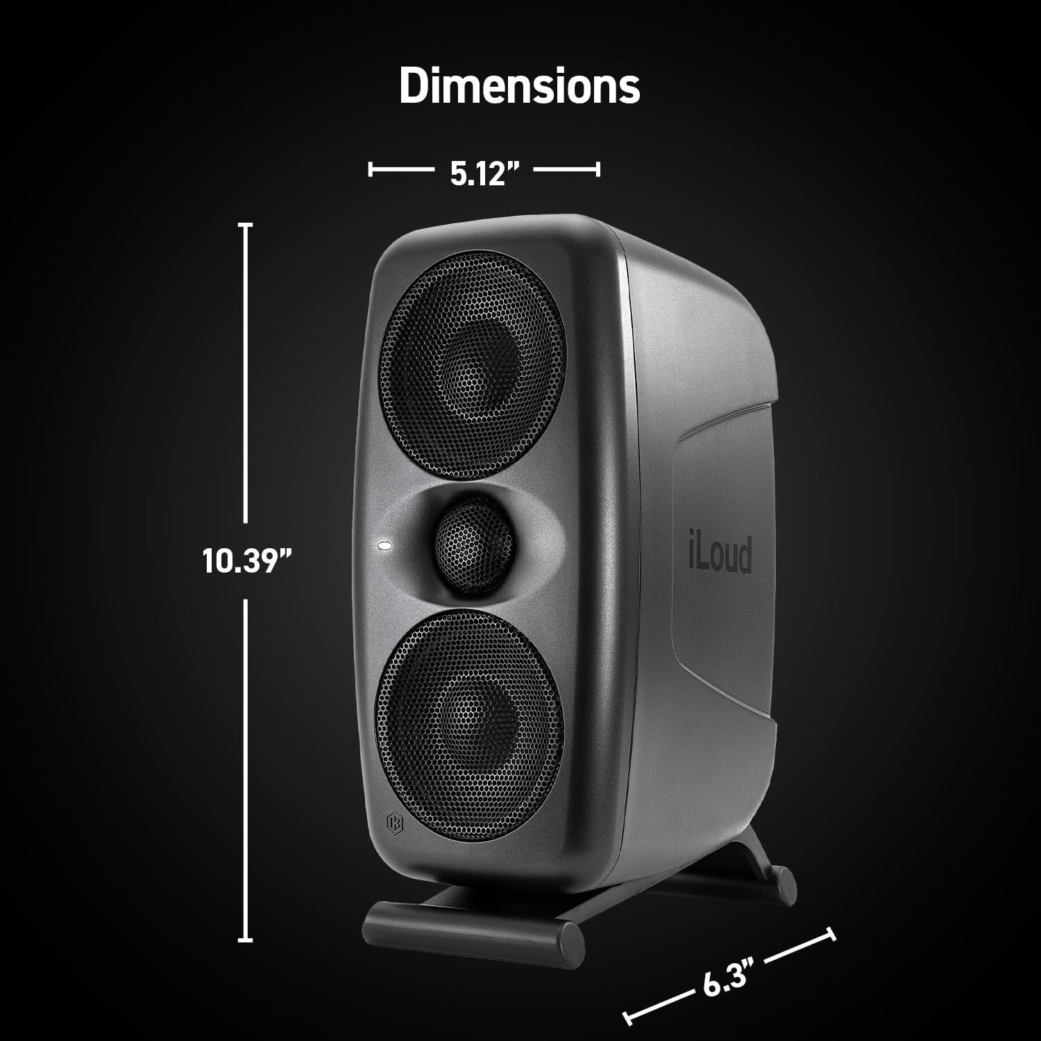 IK Multimedia iLoud MTM MKII (Pair Plus ARC mic) Compact Studio Monitor with Built-in ARC Room Correction, Speaker Emulation, 100W Power - Image 9