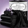 DECOLURE Satin Bed Sheets – 4...