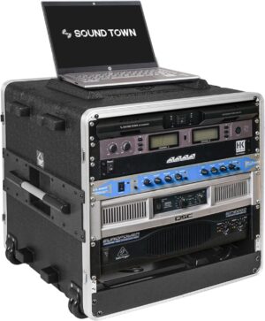 Sound Town Lightweight 10U PA DJ Ra...