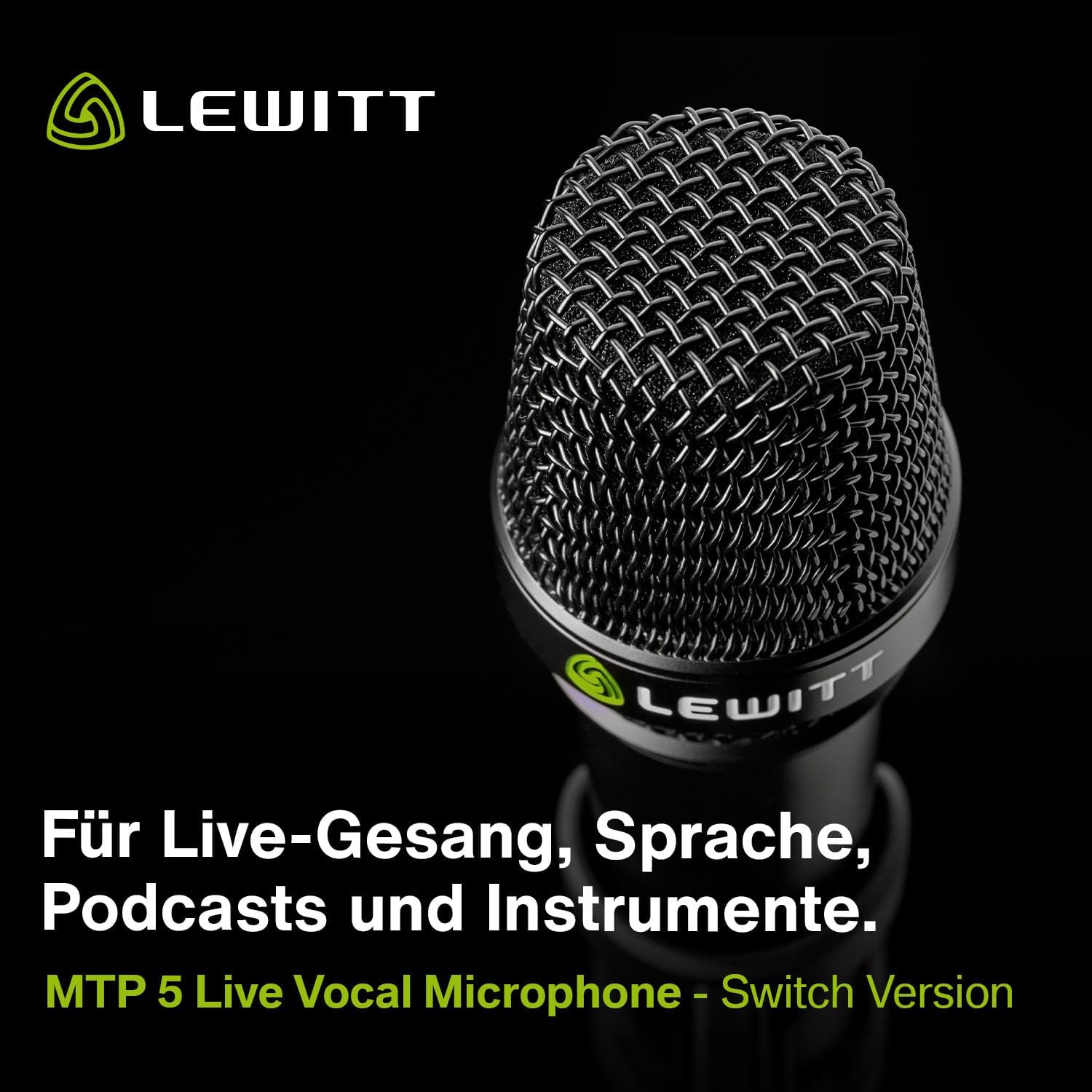 Lewitt Audio MTP 5S Handheld Cardioid Dynamic Mic - Image 4