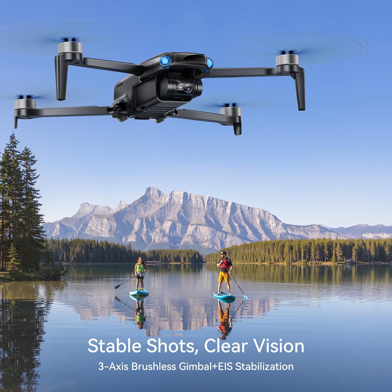 Ruko U11MINI 4K, Drones with Camera for Adults 4K Video 8K Photo, Under 249g, 3-Axis Gimbal, 20000ft FPV Transmission, AI Takeoff/Landing, Auto Return, GPS with Beeper, TOF, Beginner (96-Min Flight) - Image 5