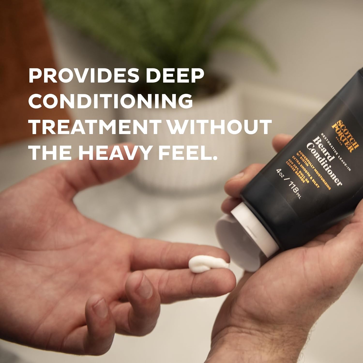 Scotch Porter Beard and Face Care Set - 4oz Leave-in Conditioner and 2.17oz Exfoliating Wash with Non-Toxic, Vegan Ingredients - Image 2