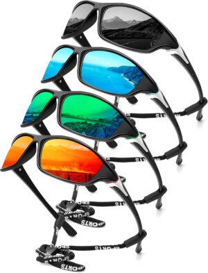 KALIYADI 4 Pack Polarized Sunglasse...