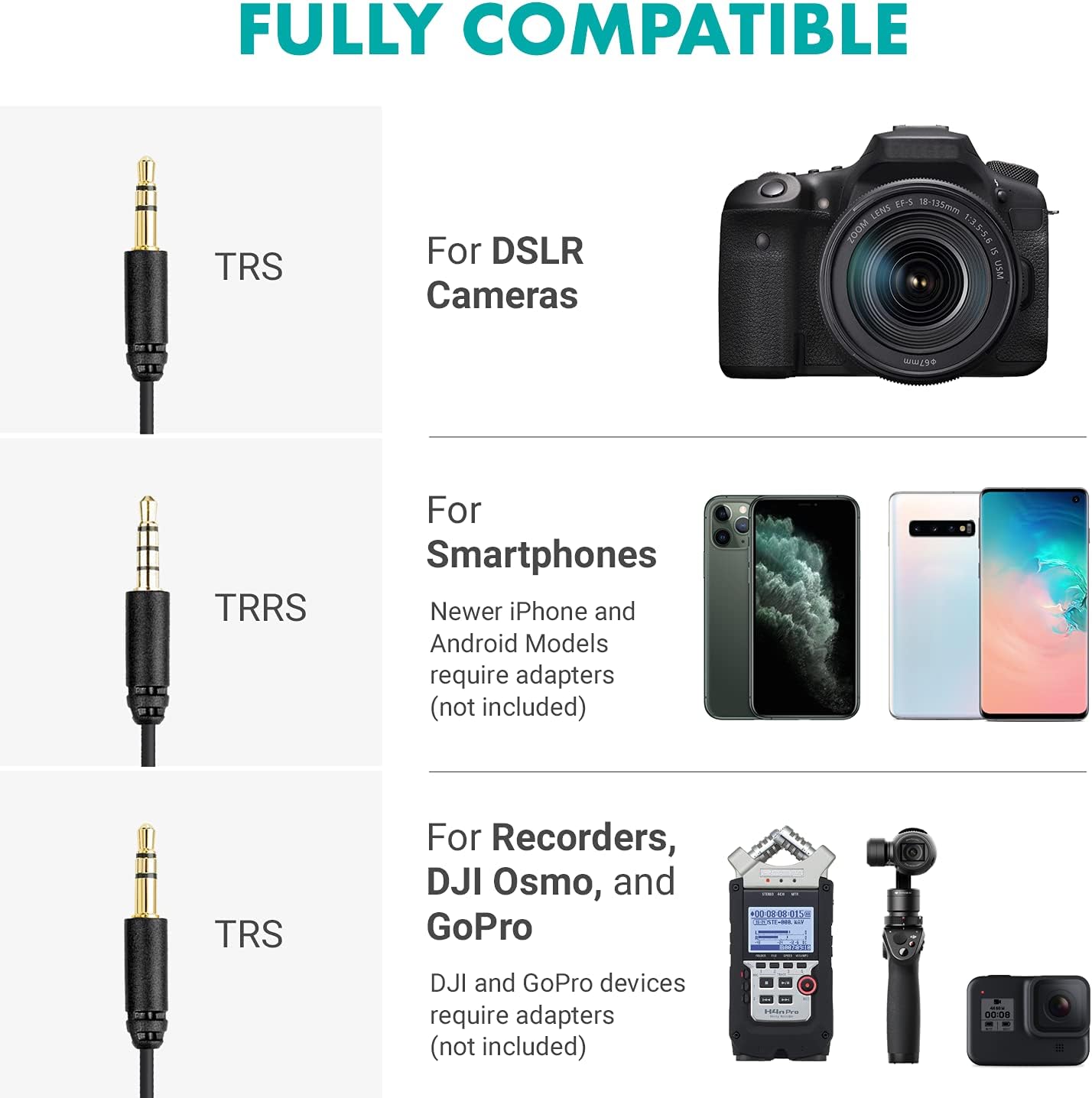 Movo VXR10 Universal Shotgun Mic for Camera - Camera Microphone for DSLR, iPhone and Android Smartphones - Compatible with Canon EOS, Nikon, and Sony Cameras - Professional Video Microphone - Image 7