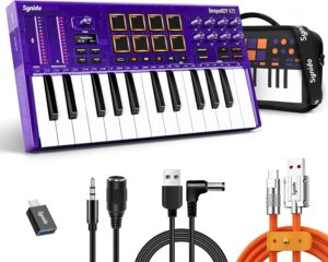 Synido 25 Key USB MIDI Keyboard Con...