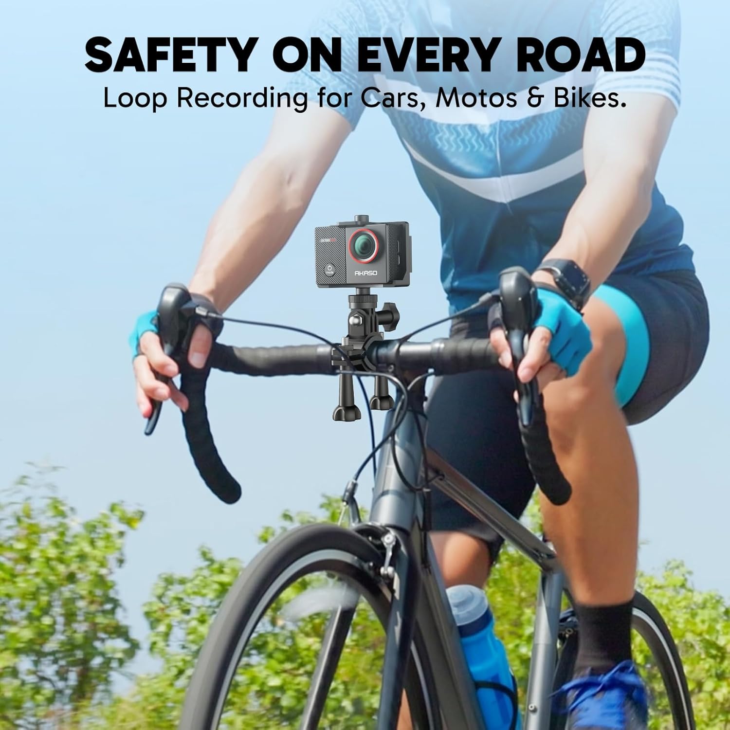 AKASO EK7000 Pro 4K30fps Action Camera with Touch Screen EIS 131ft Waterproof Underwater Camera Remote Control 5X Zoom with Helmet Accessories Kit (Standalone) - Image 8