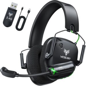 WESEARY Wireless Gaming Headset for...
