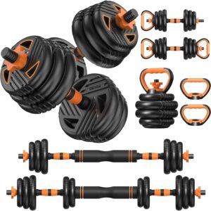 Adjustable Dumbbell Set, 33/44/66/8...