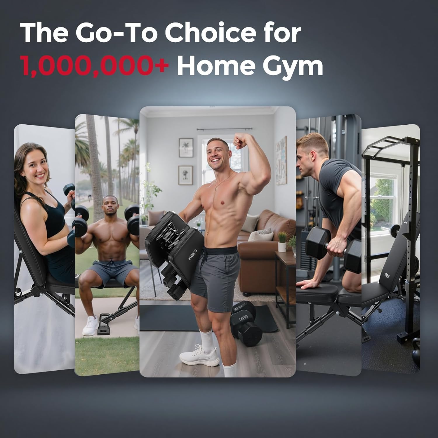 FLYBIRD WB5 Weight Bench, ASTM-Certified 800LBS Adjustable Weight Bench Workout Bench Foldable for Home Gym, 90° to -30° FID and 30in Extended Backrest for Bench Press Strength Training Exercise - Image 8