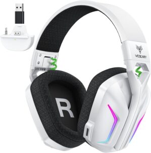 WESEARY Wireless Gaming Headset for...