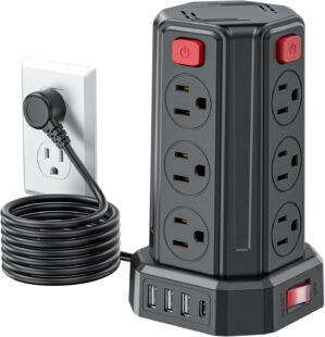 Power Strip Surge Protector, 6.5 Ft...