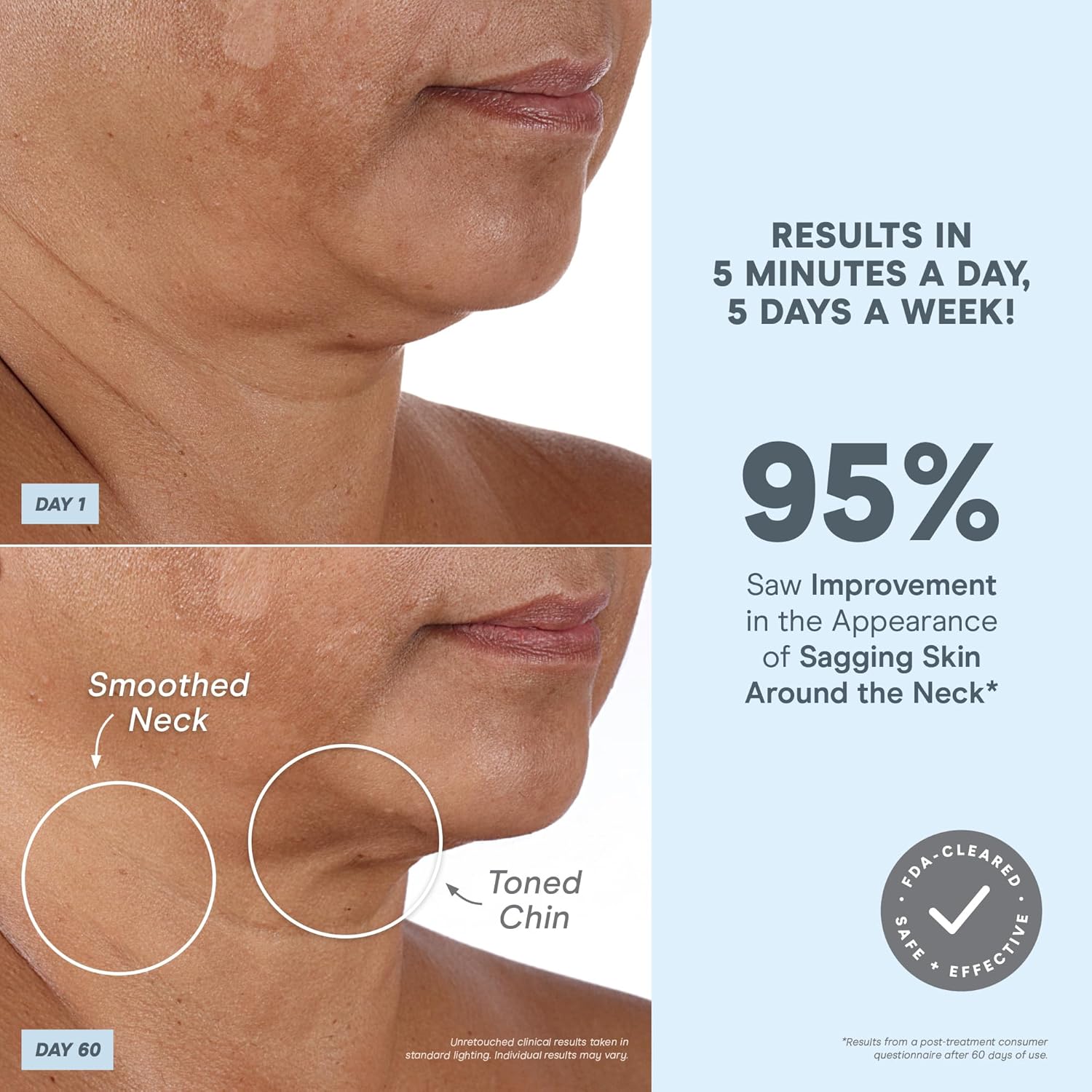 NuFACE MINI+ Microcurrent Facial Device Kit - FDA Cleared Face Sculpting & Skin Tightening Device to Contour, Lift & Tone + Microcurrent Gel Activator & Silk Creme - Sandy Rose - Image 7