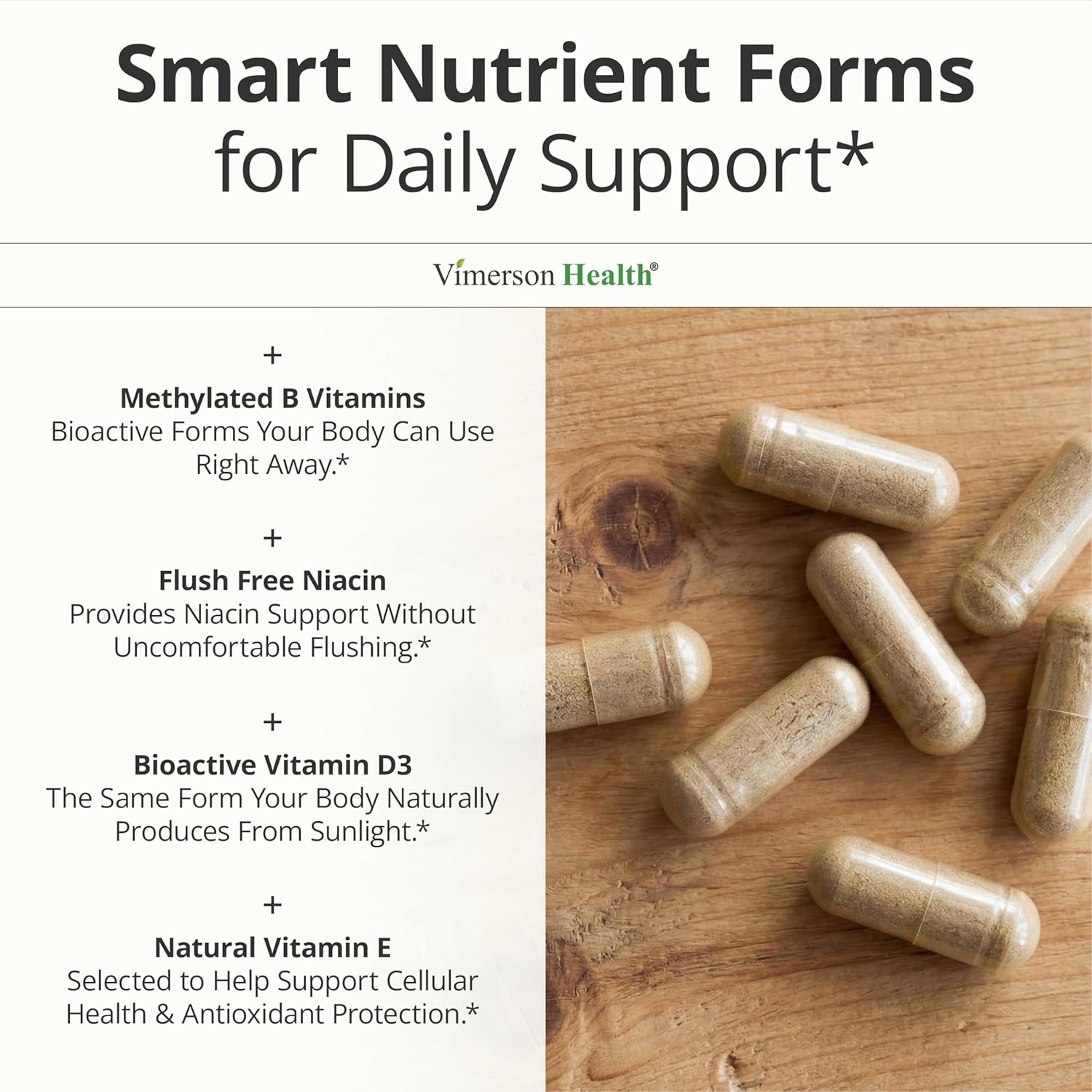 Multivitamin for Men with Methylated Vitamins and Chelated Minerals for Energy, Focus and Immune Health – Premium Daily Mens Multivitamins & Multiminerals – 60 Capsules - Image 5