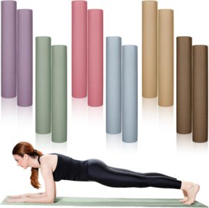 Timgle 12 Pack Yoga Mat Bulk, 4mm T...