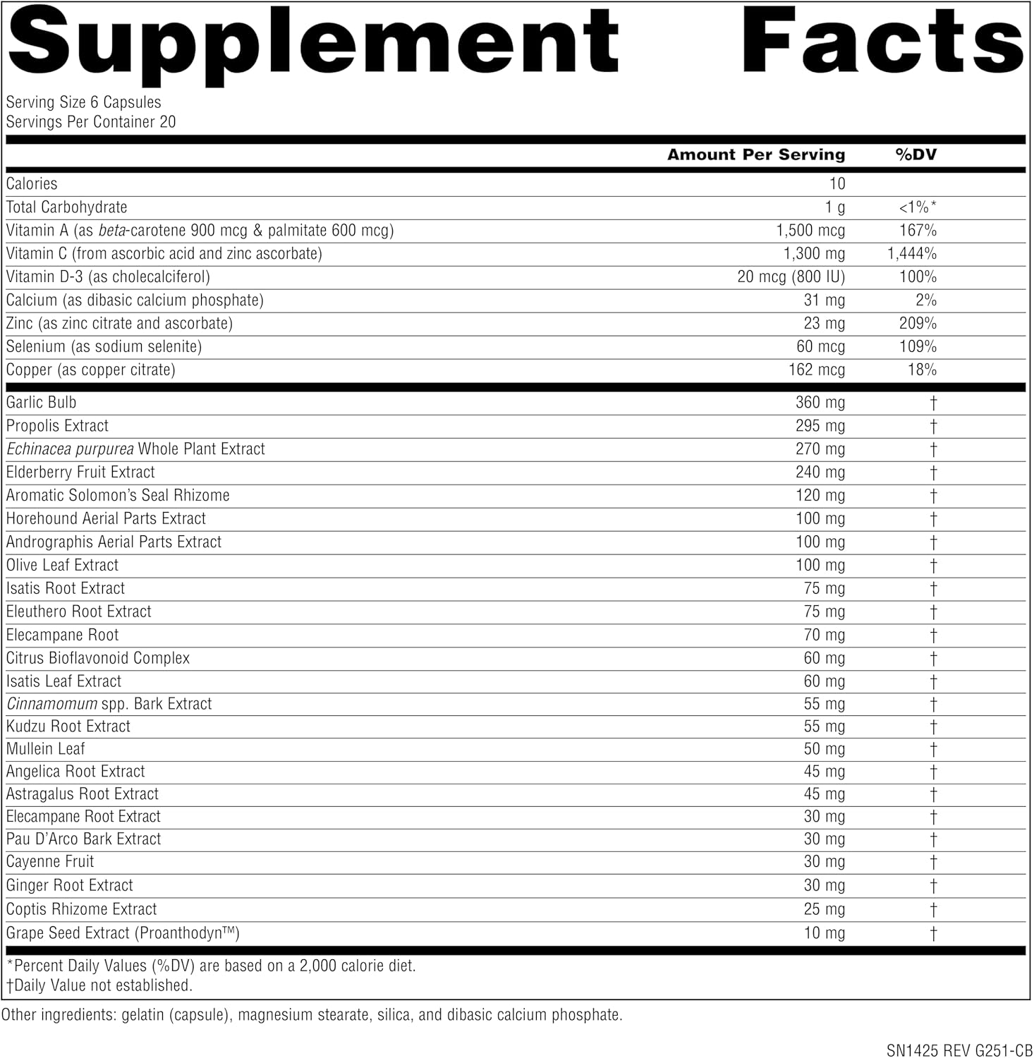 Source Naturals Wellness Formula Bio-Aligned Vitamins & Herbal Defense for Advanced Immune Support* - Dietary Supplement & Immunity Booster - 120 Capsules - Image 4